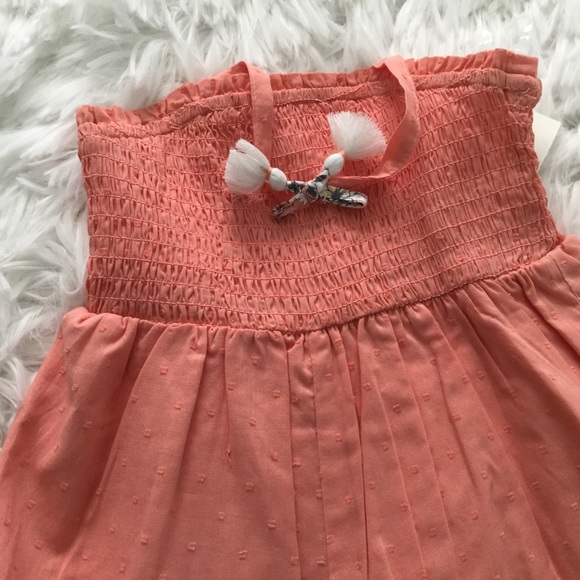 Shabby Chic- Toddler Orange Spaghatti strap Short - Picture 3 of 6